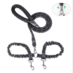 Double Dog Leash for Walking Two Dogs