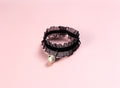 Velvet Lace Pet Collar with Bell
