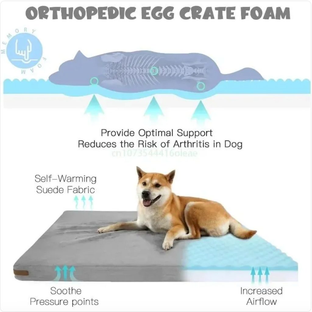 Waterproof Chew-Resistant Dog Bed
