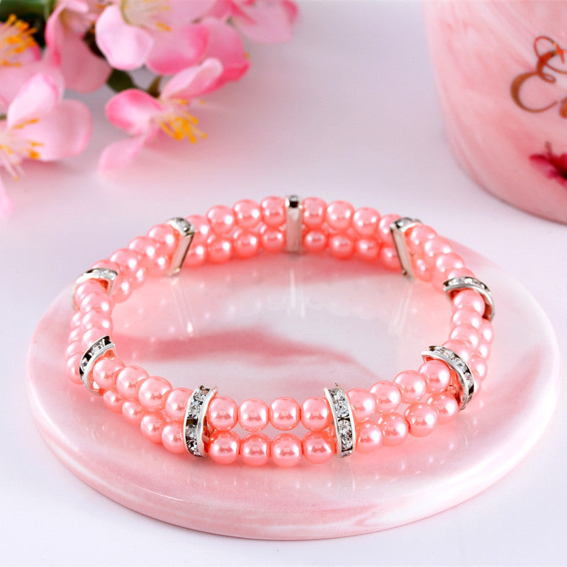 Double-Row Pearl Necklace for Pets