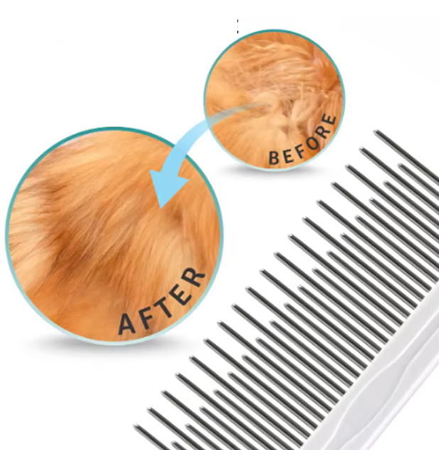 Easy-Clean Needle Grooming Comb