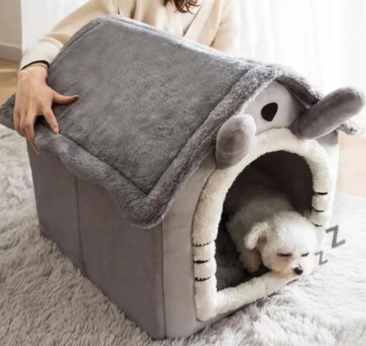 Cozy Cave Bed for Cats & Small Dogs