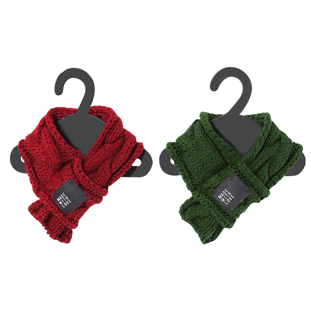 Cozy Knit Pet Scarf