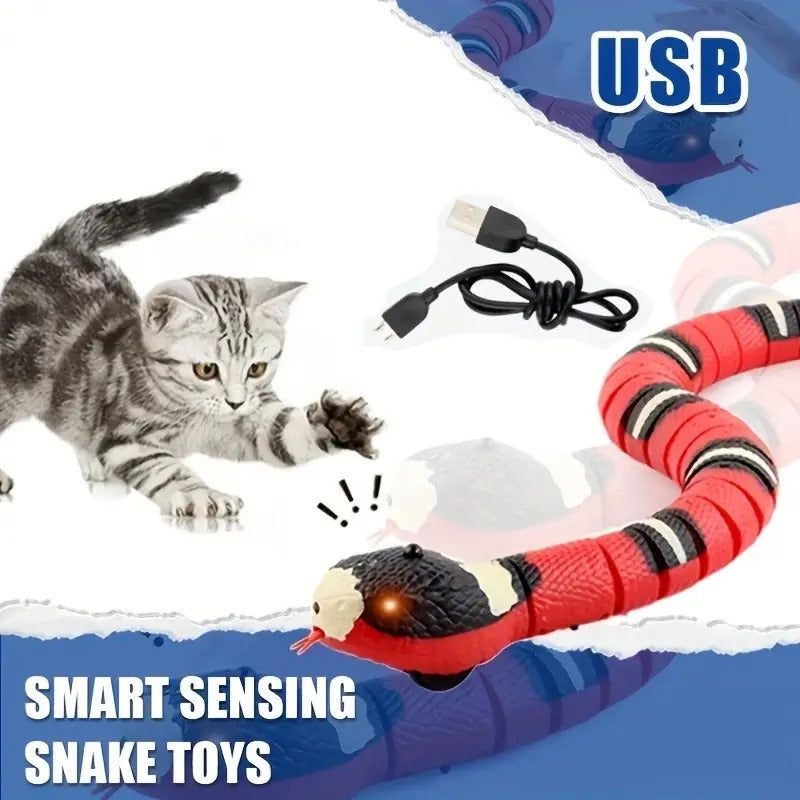 Interactive Moving Snake Toy for Cats