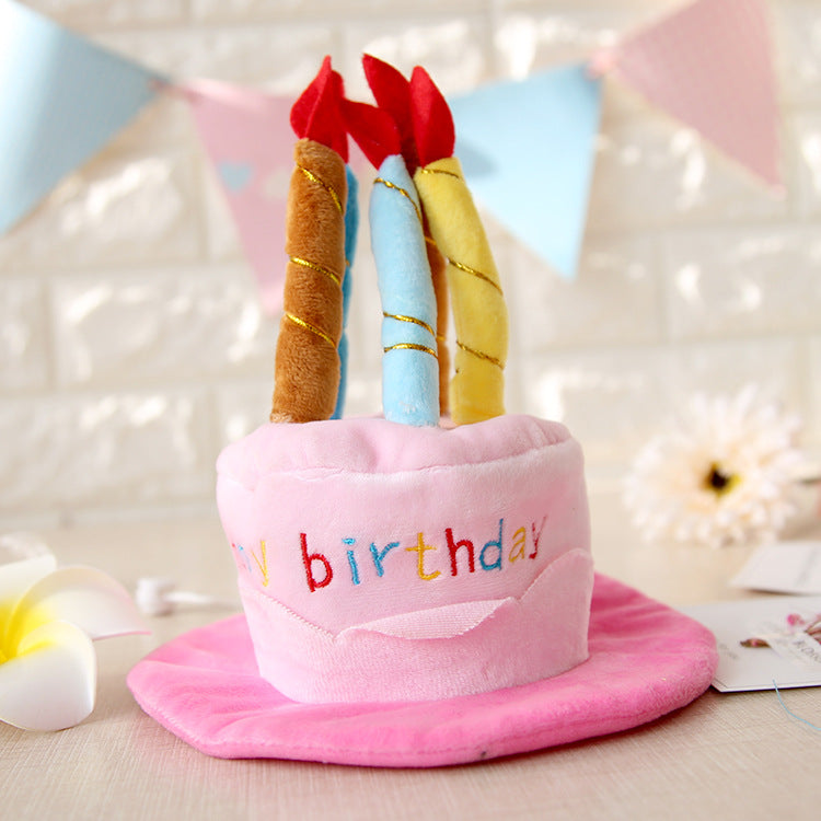 Birthday Cake Party Hat for Pets