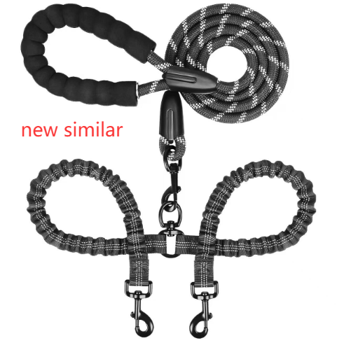 Double Dog Leash for Walking Two Dogs