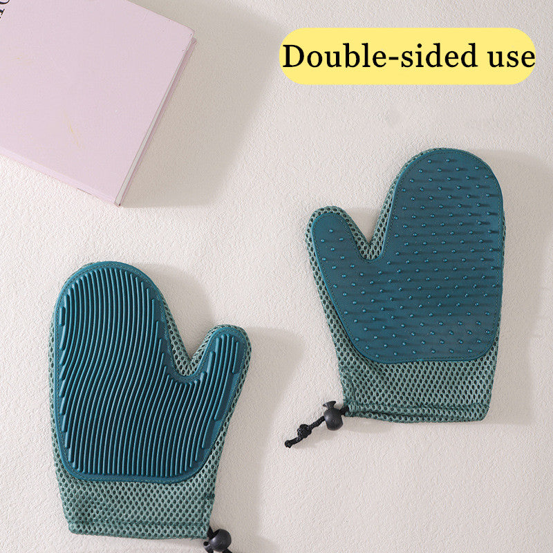 Silicone Grooming & Massage Gloves