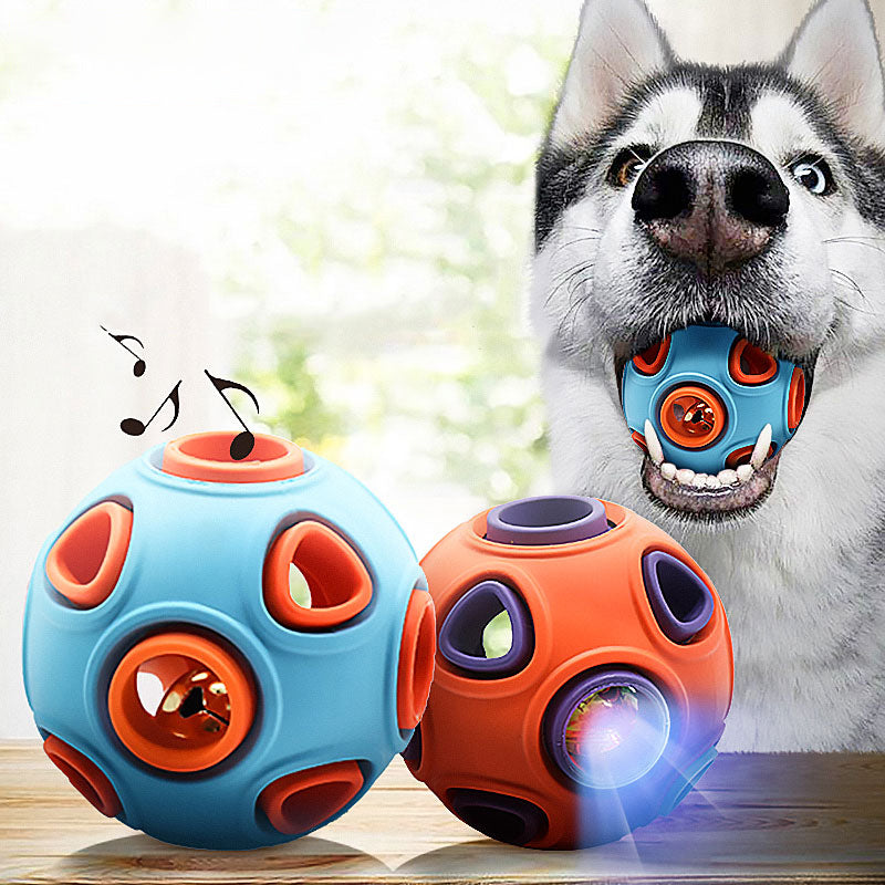 Glow-in-the-Dark & Bell Dog Ball