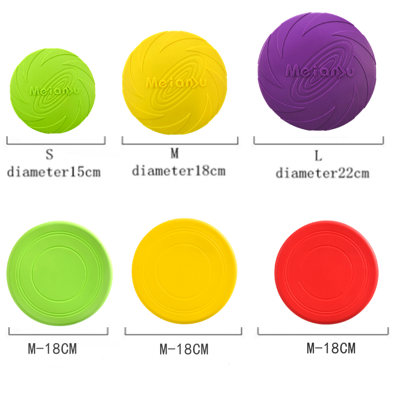 Soft Silicone Flying Disc for Dogs