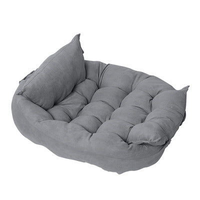 Soft Velvet Foldable Pet Cushion