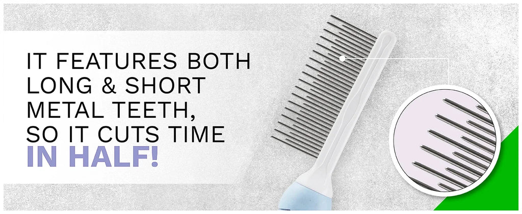 Easy-Clean Needle Grooming Comb