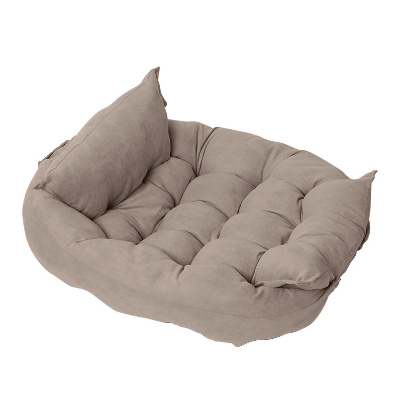 Soft Velvet Foldable Pet Cushion
