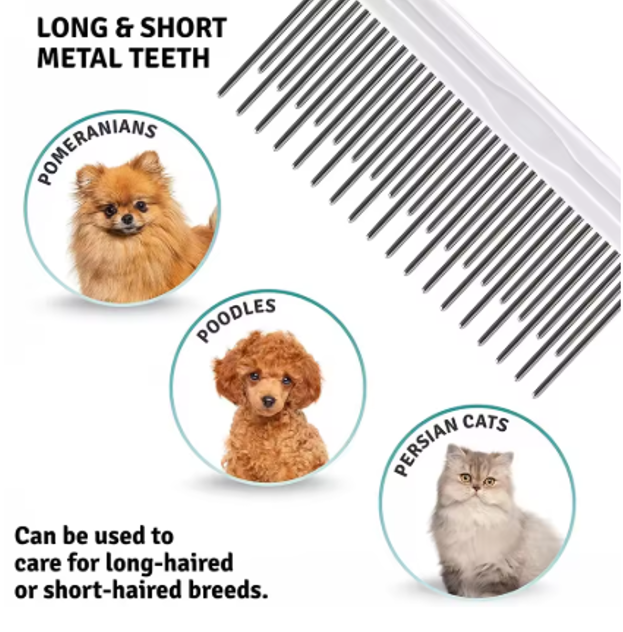 Easy-Clean Needle Grooming Comb