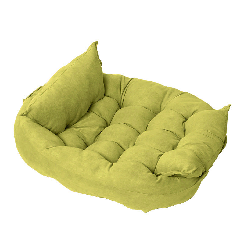 Soft Velvet Foldable Pet Cushion
