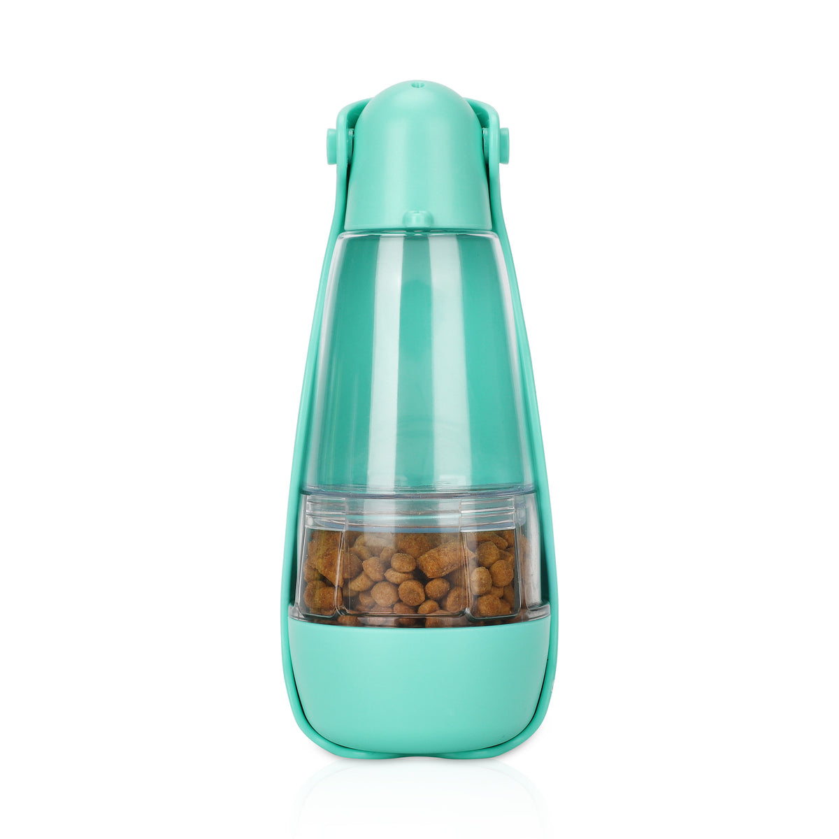 Portable Pet Water Bottle with Food Compartment