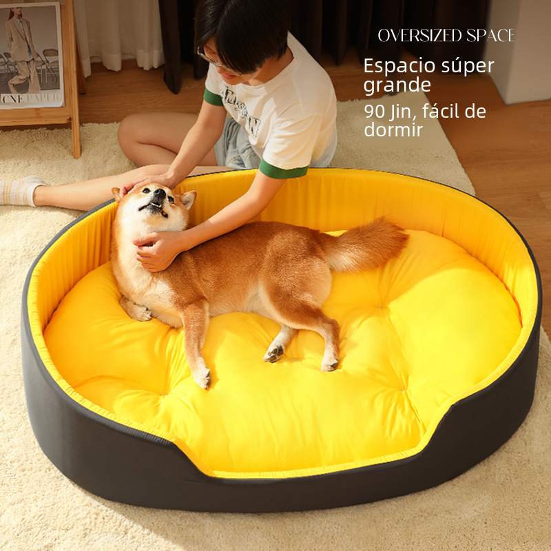 Pet Bed with Removable Washable Cover