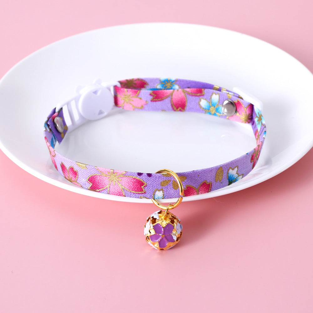 Flower Bell Collar for Cats & Small Dogs