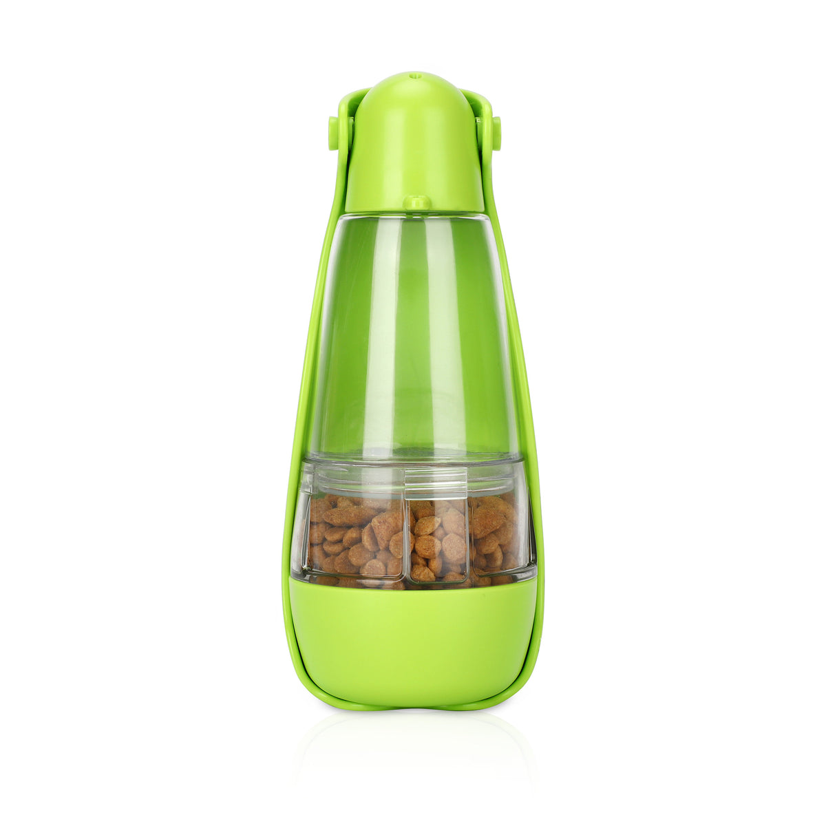 Portable Pet Water Bottle with Food Compartment
