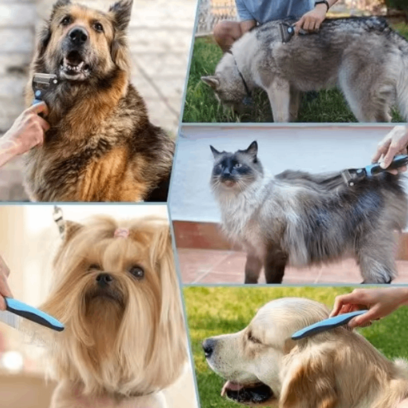 Double-Sided Dematting & Deshedding Brush