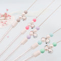Pom-Pom Cat Teaser Wand with Bell