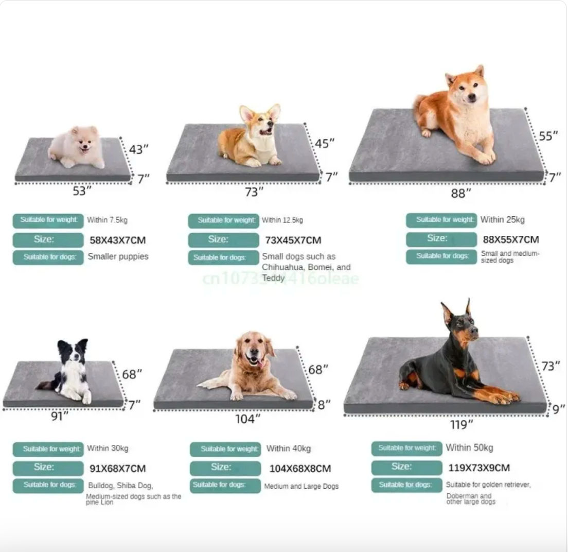 Waterproof Chew-Resistant Dog Bed