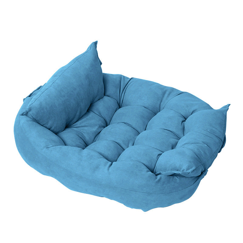 Soft Velvet Foldable Pet Cushion