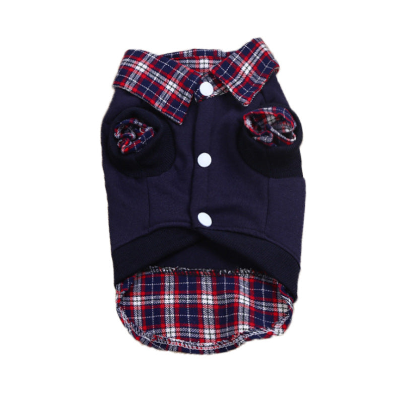 Fleece-Lined Hooded Coat for Small Dogs