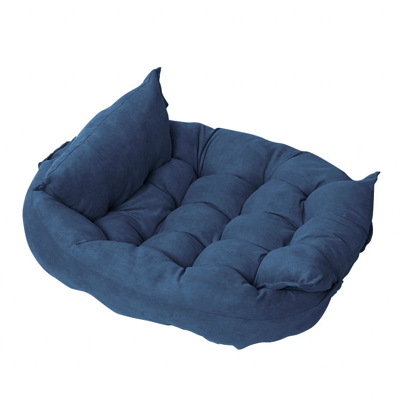Soft Velvet Foldable Pet Cushion