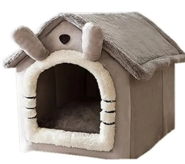 Cozy Cave Bed for Cats & Small Dogs