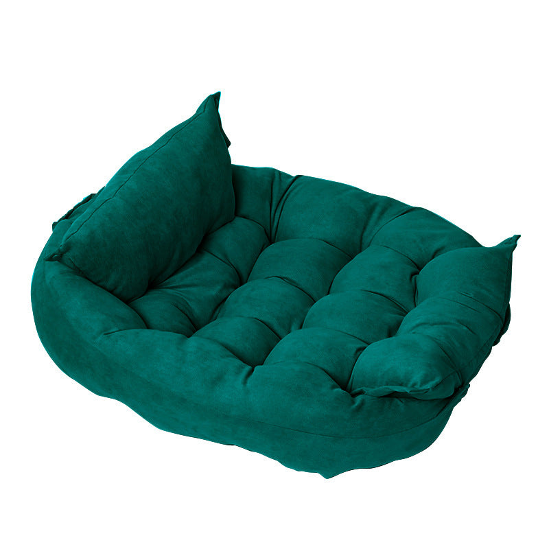 Soft Velvet Foldable Pet Cushion